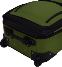 2-teiliges weiches Handgepäck-Set mit erweiterbarem Design und Skate-Rollen