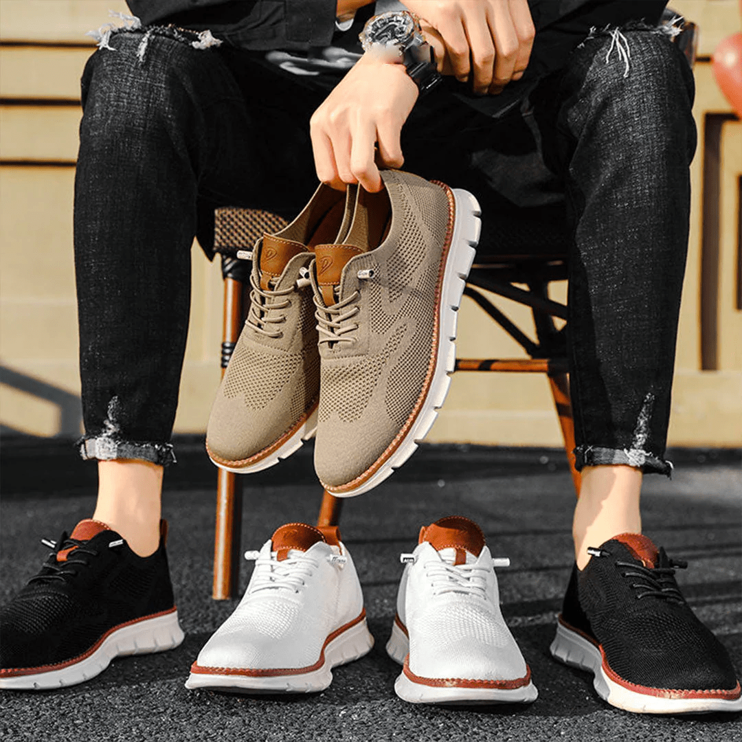 Herren Schuhe | Sportlich | Niedrig | Schnürung | Ergonomisch | Vegan-Luzern Mode