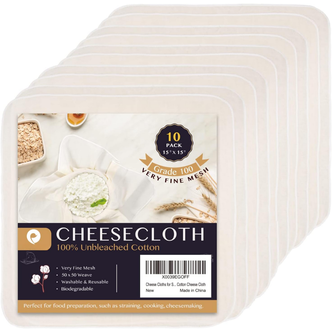Käsetuch | Ultrafein | Vielseitig | Wiederverwendbar | Waschbar | Langlebig-10 pack-38 x 38 cm-Luzern Mode