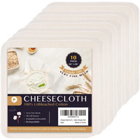 Käsetuch | Ultrafein | Vielseitig | Wiederverwendbar | Waschbar | Langlebig-10 pack-50 x 50 cm-Luzern Mode