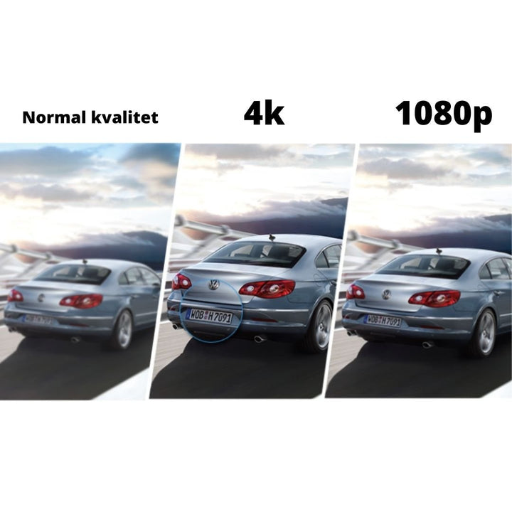 Dashcam | Ultra HD 4K | Eingebautes GPS | WiFi | 2,45" Display-Luzern Mode