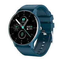 Smartwatch | Ultradünn | Wasserdicht | Stilvoll | Vielseitig | Langlebig | Modern-Blau-Luzern Mode