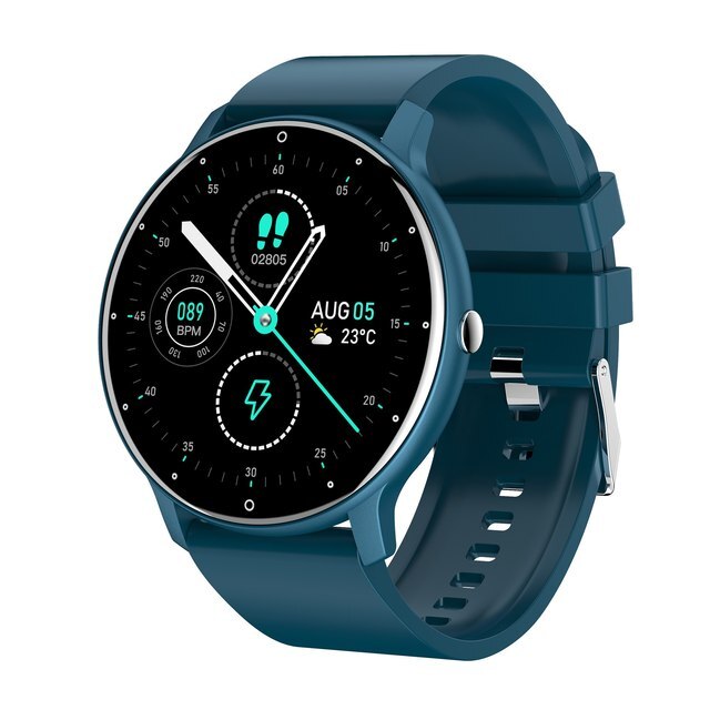 Smartwatch | Ultradünn | Wasserdicht | Stilvoll | Vielseitig | Langlebig | Modern-Blau-Luzern Mode