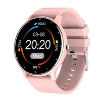 Smartwatch | Ultradünn | Wasserdicht | Stilvoll | Vielseitig | Langlebig | Modern-Rosa-Luzern Mode