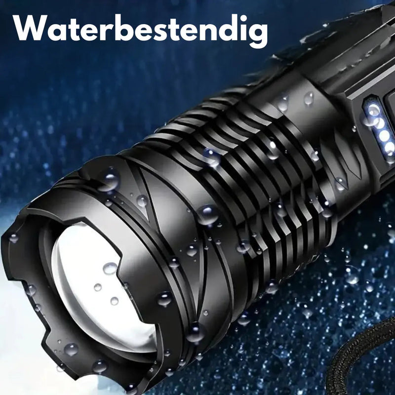 Taschenlampe | Ultrastarke 5000 Lumen Kompakt Einstellbar Wiederaufladbar USB LED-Luzern Mode