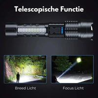 Taschenlampe | Ultrastarke 5000 Lumen Kompakt Einstellbar Wiederaufladbar USB LED-Luzern Mode