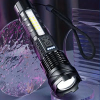 Taschenlampe | Ultrastarke 5000 Lumen Kompakt Einstellbar Wiederaufladbar USB LED-Luzern Mode