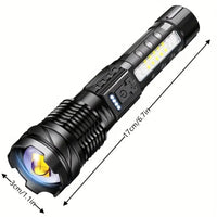 Taschenlampe | Ultrastarke 5000 Lumen Kompakt Einstellbar Wiederaufladbar USB LED-Luzern Mode