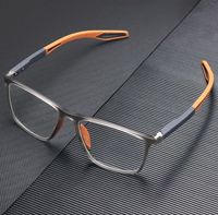 Herren Sport Ultra-Leichte Anti-Blau Licht Lesebrille-Orange-Luzern Mode