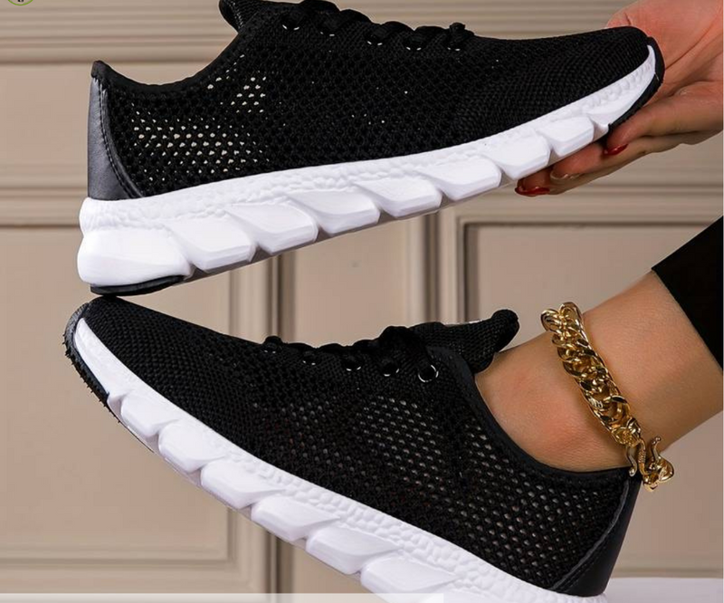 Damen Barfuß-Sneaker | Orthopädisch | Schnürverschluss | Ultraleicht-Luzern Mode