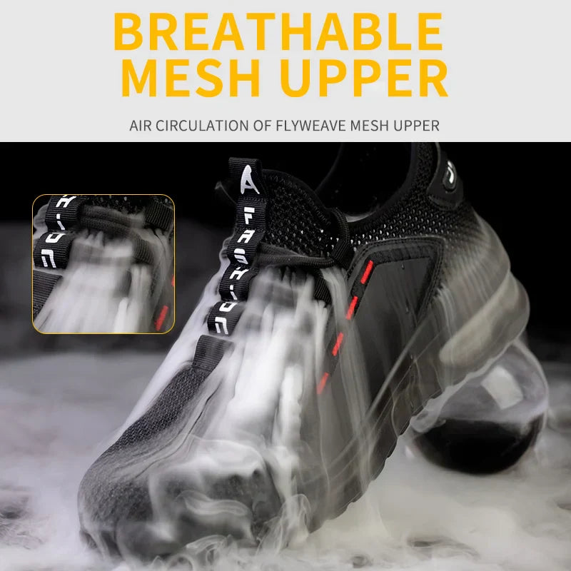 Sicherheitsschuhe | Stahlkappe | Kevlar-Sohle | Leicht | Sneaker-Luzern Mode