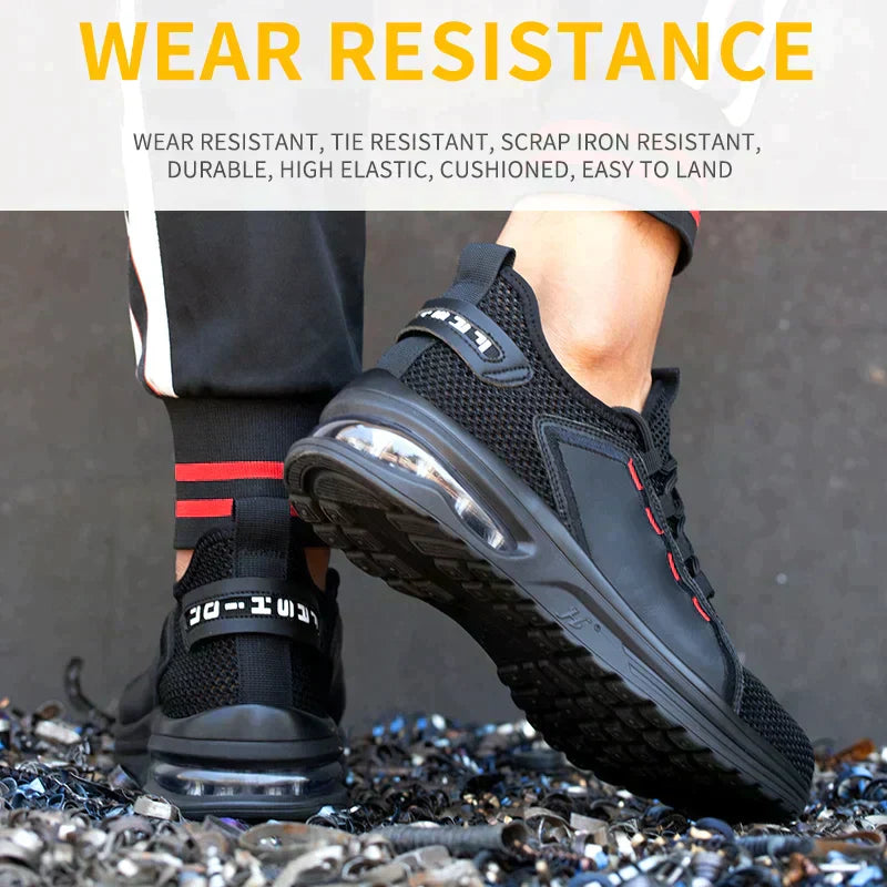 Sicherheitsschuhe | Stahlkappe | Kevlar-Sohle | Leicht | Sneaker-Luzern Mode