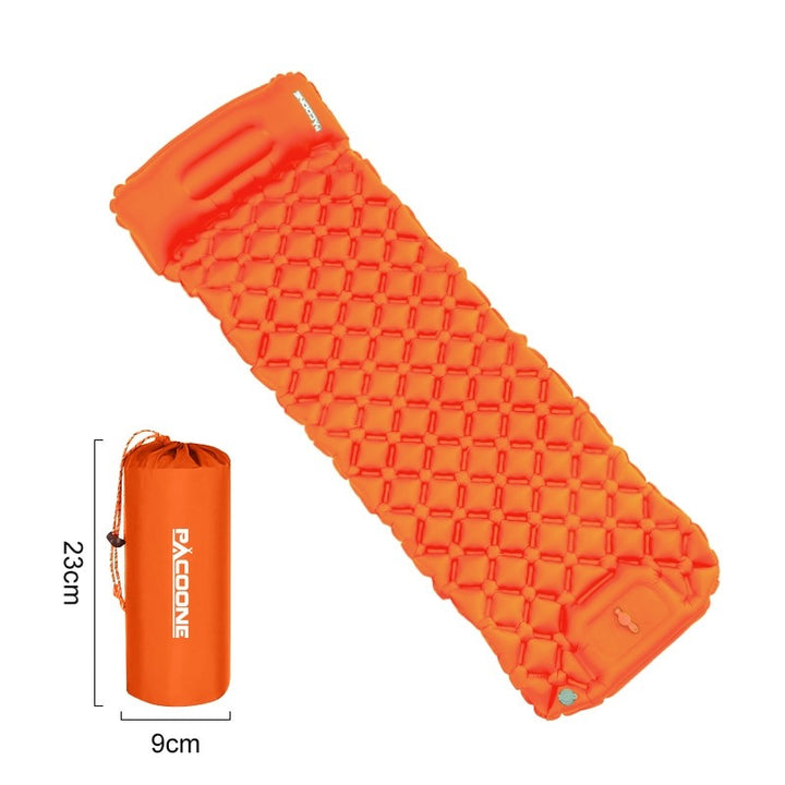 Isomatte | Pumpe | Ultraleicht | Dünn | Wasserdicht | Kompakt | Langlebig | Vielseitig-Orange-Luzern Mode