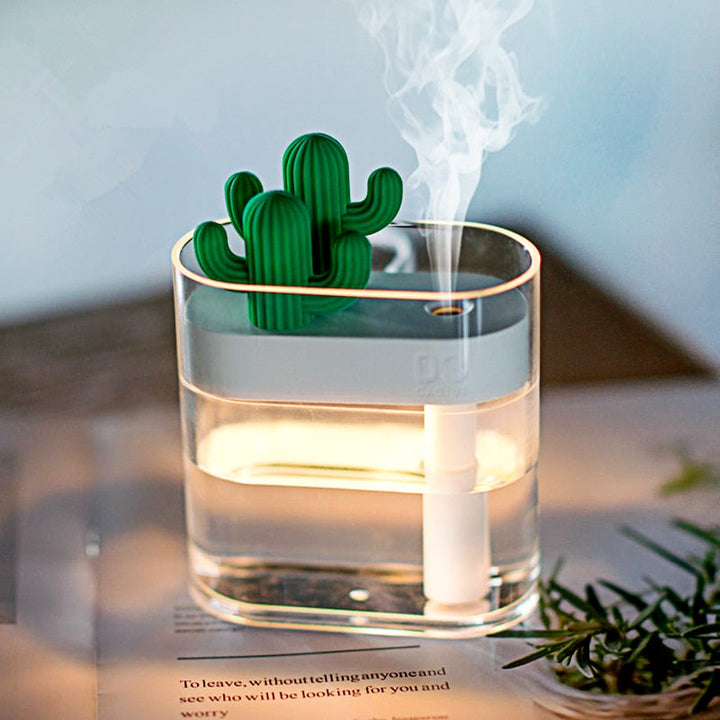 Luftbefeuchter | Ultraschall | Leise | Kaktus-Design | Stilvoll | Wiederaufladbar | 160ML-Luzern Mode