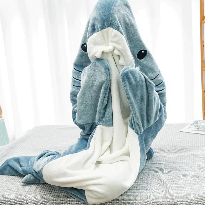 Kuschelige Haifisch-Decke für Kinder und Erwachsene kaufen-L-Luzern Mode