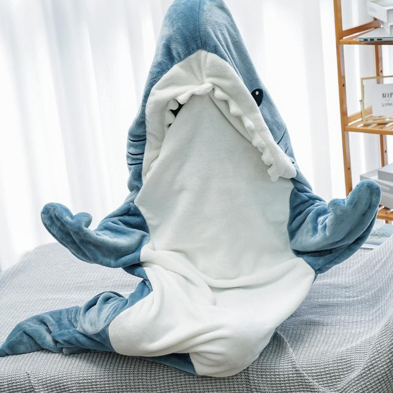 Kuschelige Haifisch-Decke für Kinder und Erwachsene kaufen-XL-Luzern Mode