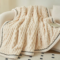Weiche Decke | Bequem Fleece Vielseitig Stilvoll Schlicht Langlebig-Luzern Mode