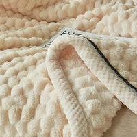 Weiche Decke | Bequem Fleece Vielseitig Stilvoll Schlicht Langlebig-Luzern Mode