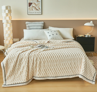 Weiche Decke | Bequem Fleece Vielseitig Stilvoll Schlicht Langlebig-Luzern Mode