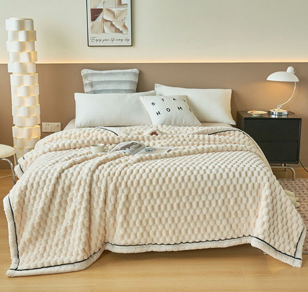Weiche Decke | Bequem Fleece Vielseitig Stilvoll Schlicht Langlebig-Luzern Mode