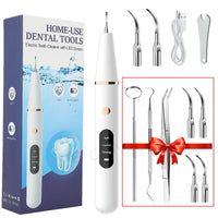 Tandreiniger | Ultrasoon Tandsteenverwijdering Hygiëne SonicClean -Complete Set + 4 Haakjes-Luzern Mode