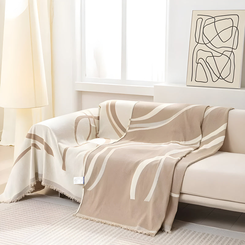 Sofaüberwurf | Universell Umkehrbar Langlebig Stilvoll Vielseitig Weich-Luzern Mode
