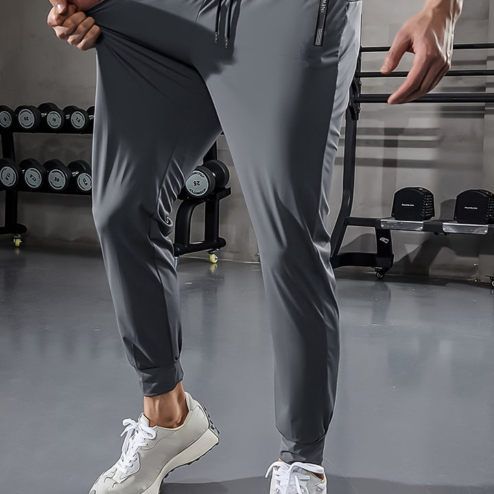 Herren Sporthose Jogginghose Fitness Training atmungsaktiv-2XS-Grau Stil 1-Luzern Mode