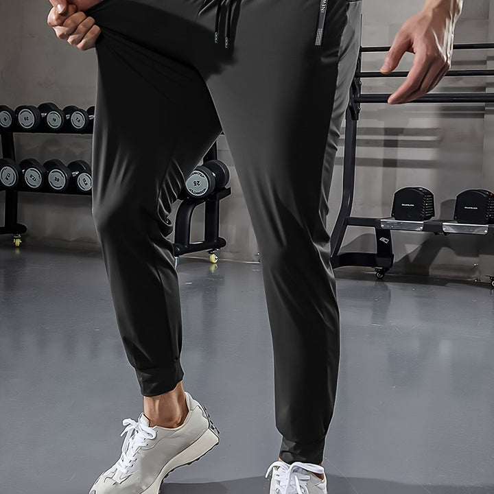 Herren Sporthose Jogginghose Fitness Training atmungsaktiv-2XS-Schwarz Stil 1-Luzern Mode