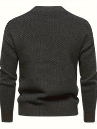 Herren Strickpullover mit Zopfmuster für Herbst/Winter-Luzern Mode