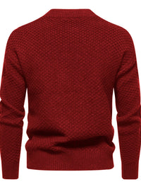 Herren Strickpullover mit Zopfmuster für Herbst/Winter-Luzern Mode