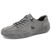 Lernen Barfußschuhe | Unisex | Niedrig | Sportlich | Gummisohle-Grau-35-Luzern Mode