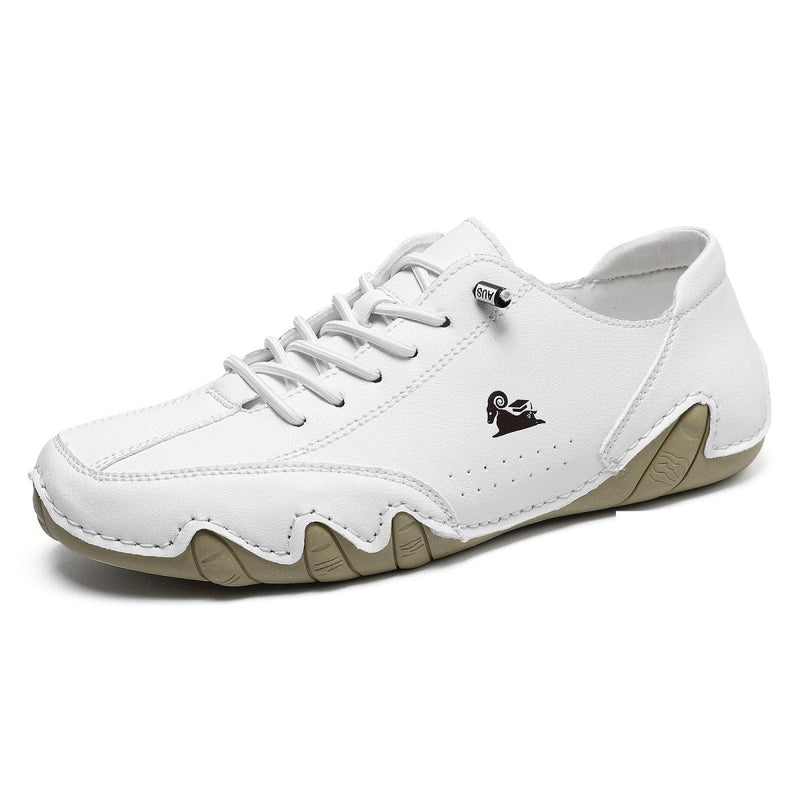 Lernen Barfußschuhe | Unisex | Niedrig | Sportlich | Gummisohle-Weiß-35-Luzern Mode