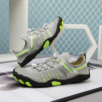 Barfuß-Wasserschuhe | All-Terrain | Unisex | Enganliegend | Gummi-Grau-36-Luzern Mode