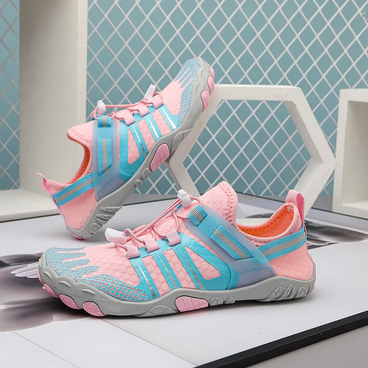 Barfuß-Wasserschuhe | All-Terrain | Unisex | Enganliegend | Gummi-Rosa-36-Luzern Mode