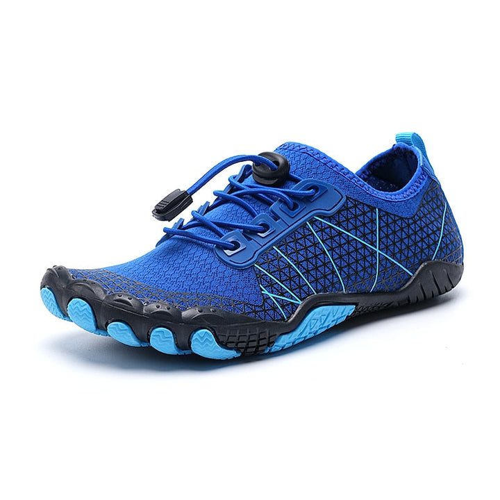 Barfuß-Wasserschuhe | Unisex | Rutschfest | Gummi | Elastisch-Dunkelblau-36-Luzern Mode