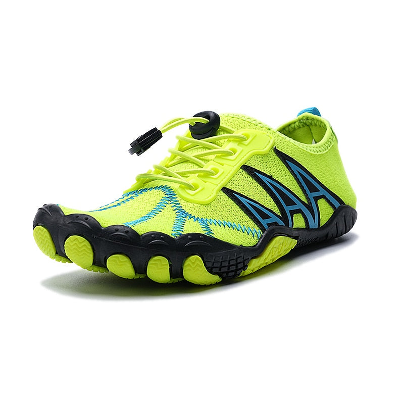 Barfuß-Wasserschuhe | Unisex | Rutschfest | Gummi | Elastisch-Giftgrün-36-Luzern Mode