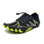 Barfuß-Wasserschuhe | Unisex | Rutschfest | Gummi | Elastisch-Schwarz-36-Luzern Mode