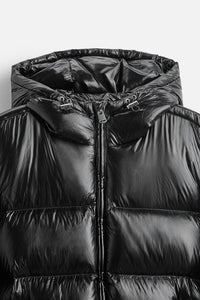Unisex Daunenjack | Gefüttert | Hoher Kragen | Reißverschluss | Kurz-Luzern Mode