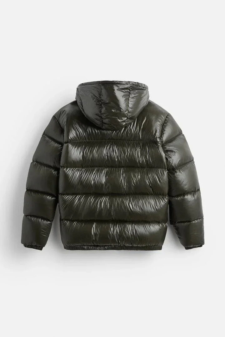 Unisex Daunenjack | Gefüttert | Hoher Kragen | Reißverschluss | Kurz-Luzern Mode