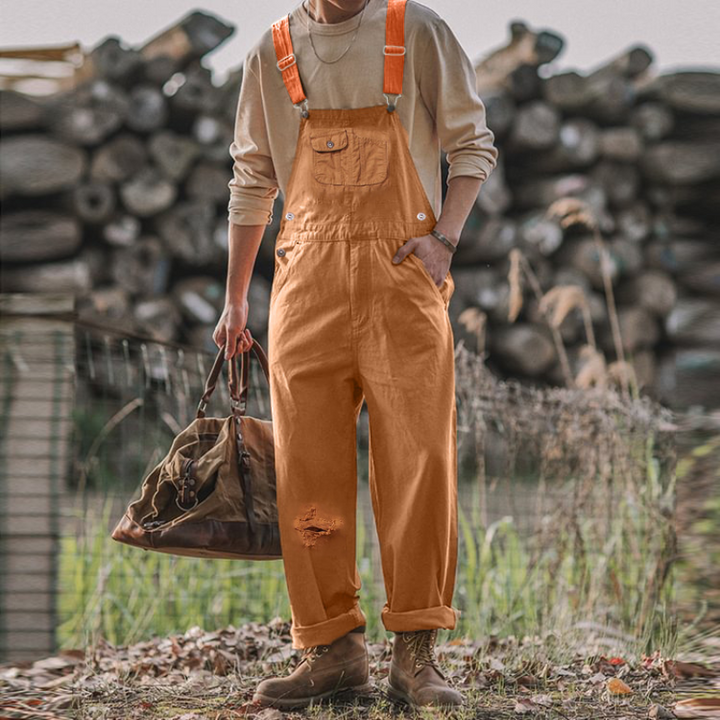Gartenhose | Verstellbar | Unisex | Taschen | Nachhaltig | Strapazierfähig | Einfarbig-Luzern Mode