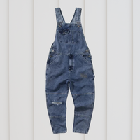 Gartenhose | Verstellbar | Unisex | Taschen | Nachhaltig | Strapazierfähig | Einfarbig-Blau-S-Luzern Mode