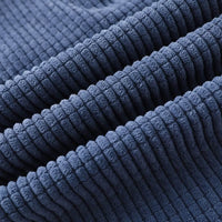 Unisex-Rippvelours-Hose | Lockere Passform | Weich | Japanisches Design | Einfarbig-Luzern Mode