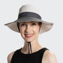 Unisex Sonnenhut - Clara | Mit verstellbarem Kordelzug | Breiter Rand-Beige-Luzern Mode