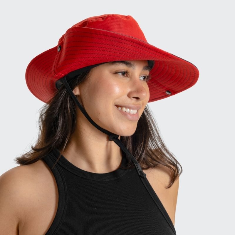Unisex Sonnenhut - Clara | Mit verstellbarem Kordelzug | Breiter Rand-Luzern Mode