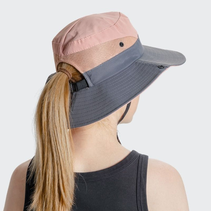 Unisex Sonnenhut - Clara | Mit verstellbarem Kordelzug | Breiter Rand-Luzern Mode