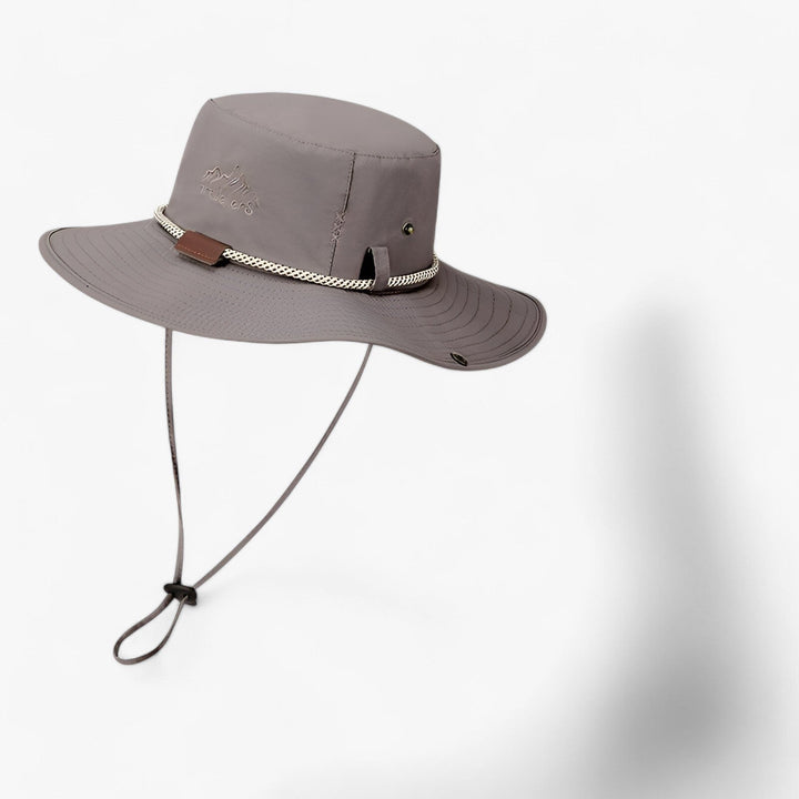 Wasserdichter Bucket-Hut Unisex | UV-Sonnenschutz | Outdoor-Hut Leichtgewichtig-Grau-55-60cm-Luzern Mode