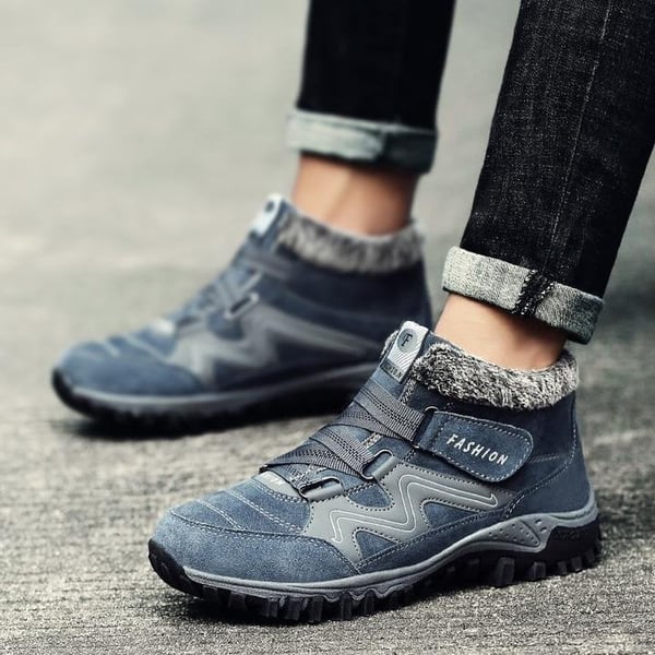 Unisex Winterstiefel | Wasserdicht | Kunstpelzfutter | Rutschfeste Sohle | Warm-Luzern Mode