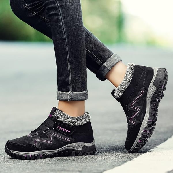Unisex Winterstiefel | Wasserdicht | Kunstpelzfutter | Rutschfeste Sohle | Warm-Luzern Mode