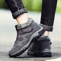 Unisex Winterstiefel | Wasserdicht | Kunstpelzfutter | Rutschfeste Sohle | Warm-Luzern Mode