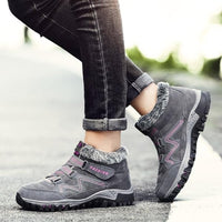 Unisex Winterstiefel | Wasserdicht | Kunstpelzfutter | Rutschfeste Sohle | Warm-Luzern Mode